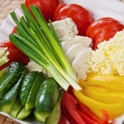 Овощной салат молдавский "Дойна" с брынзой